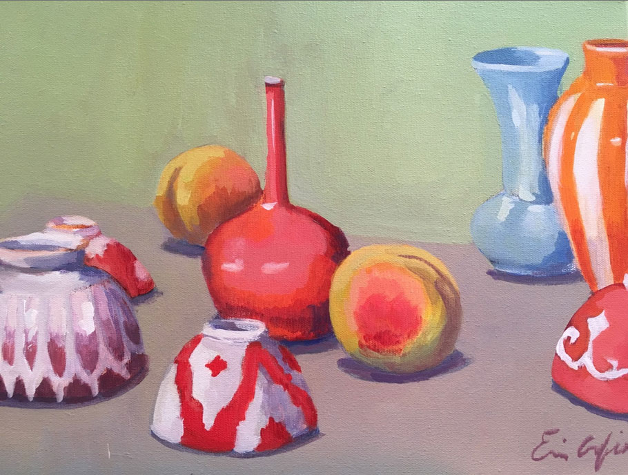 Erin Lee Gafill Expressive Painting - August 2024